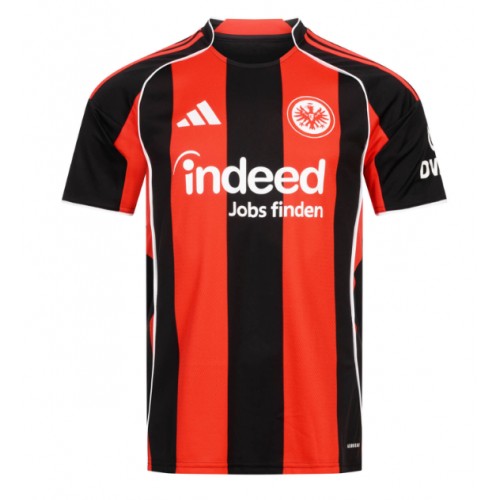 Stroje piłkarskie Eintracht Frankfurt Koszulka Podstawowej 2025-26 Krótki Rękaw